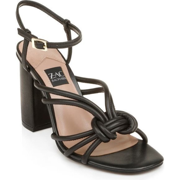 Zac Posen Shoes - ZAC ZAC POSEN Yanni women black leather Sandal size 9.5